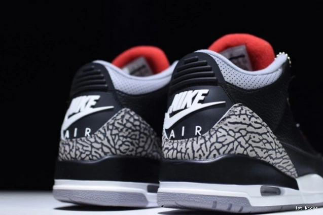 1st Kicks Cement 3 Jordan 854262-001 Air Black 0713